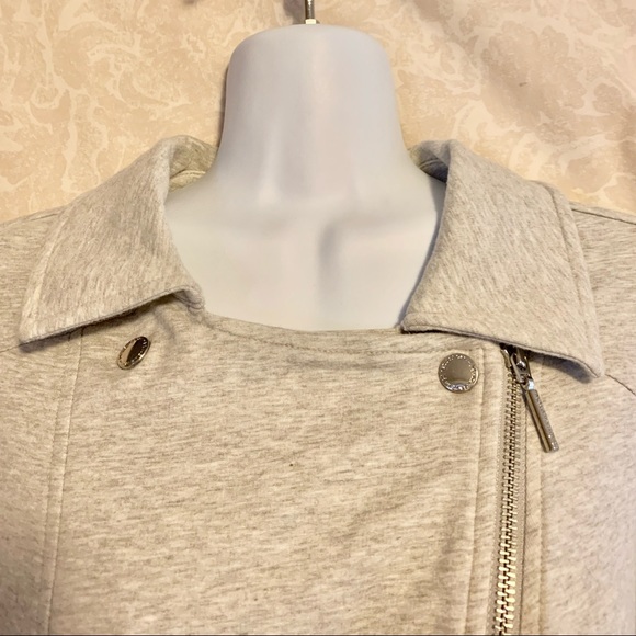 H By Halston French Terry Moto Jacket - Picture 8 of 13